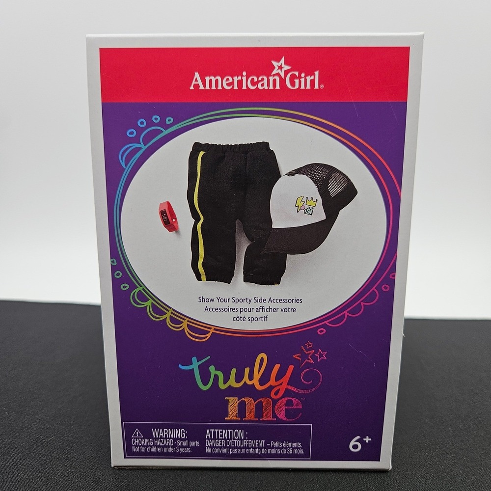 American Girl Truly Me Show Your Sporty Side Accessories Joggers Hat Watch Pants